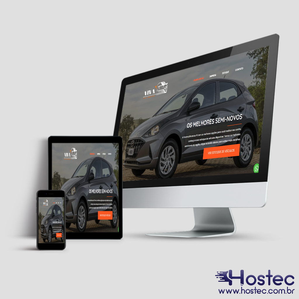 Criação de Site para Concessionária de Automóveis