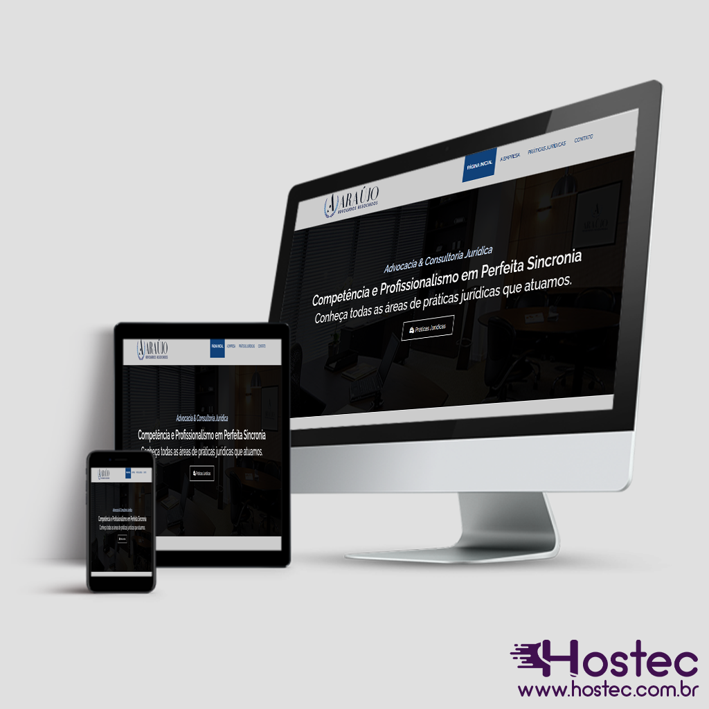 Criação de Site de Advocacia – Araújo ADV