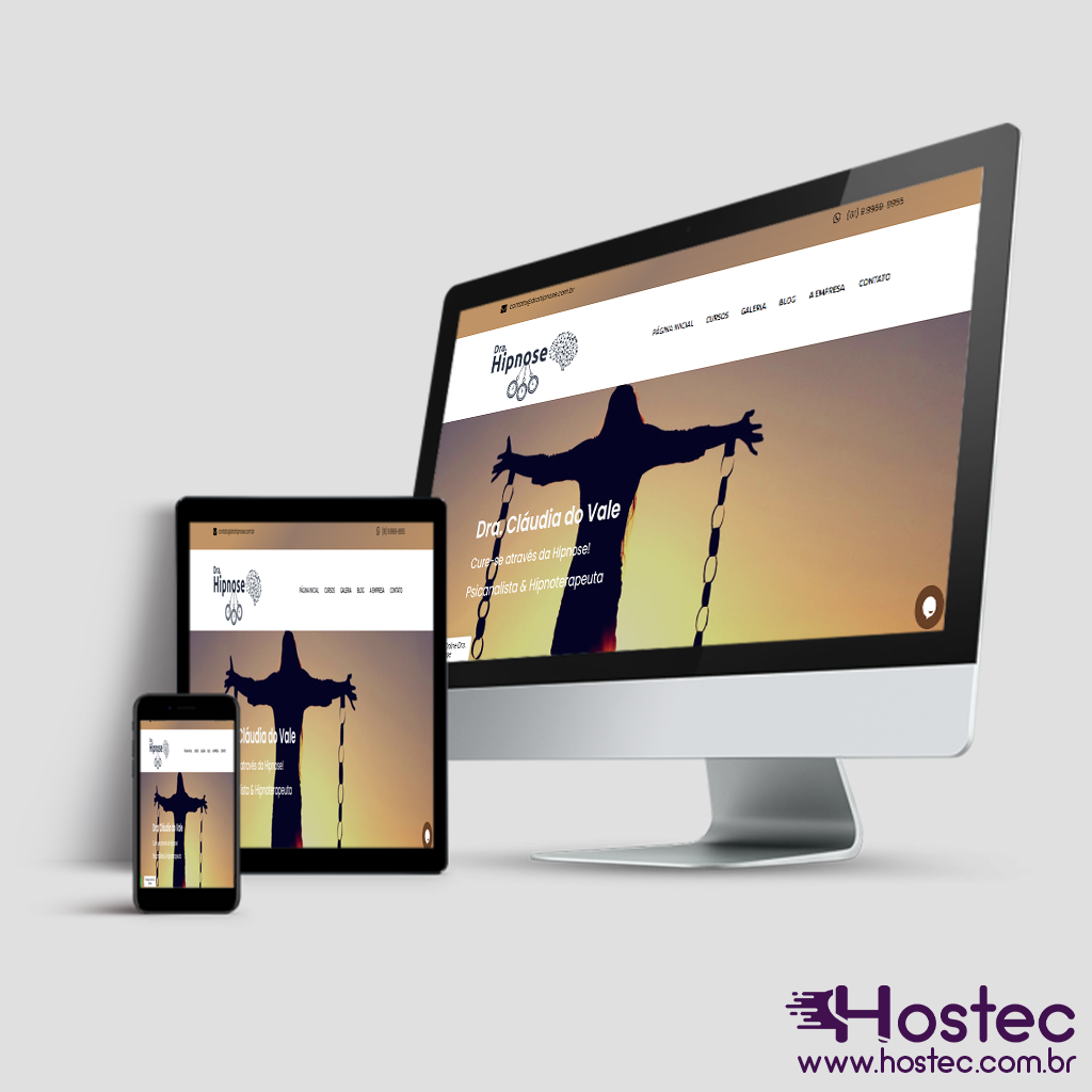 Criação de Site para Psicólogo – Dra. Hipnose