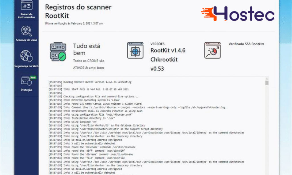 Nova Versão do cPGuard: Mais Segurança para todos os planos de hospedagem de sites da Hostec