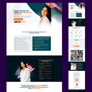 Landing-Page para Cursos de Inglês