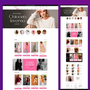 Loja Virtual Pronta de Modas e Acessórios