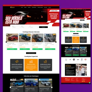 Site de Concessionária e Leilão de Carros