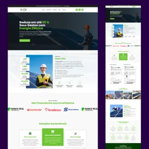 Site para Energia Solar e Engenharia