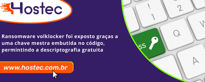 Ransomware VolkLocker é Exposto Após Falha Grave: Chave Mestra no Código Permite Descriptografia Gratuita