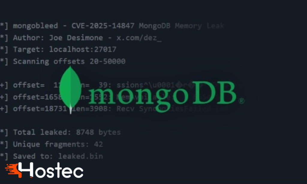 Vulnerabilidade do MongoDB CVE-2025-14847 em exploração ativa em todo o mundo
