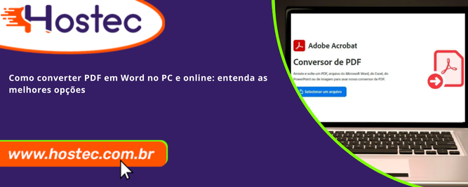 Como converter PDF em Word no PC e online: entenda as melhores opções